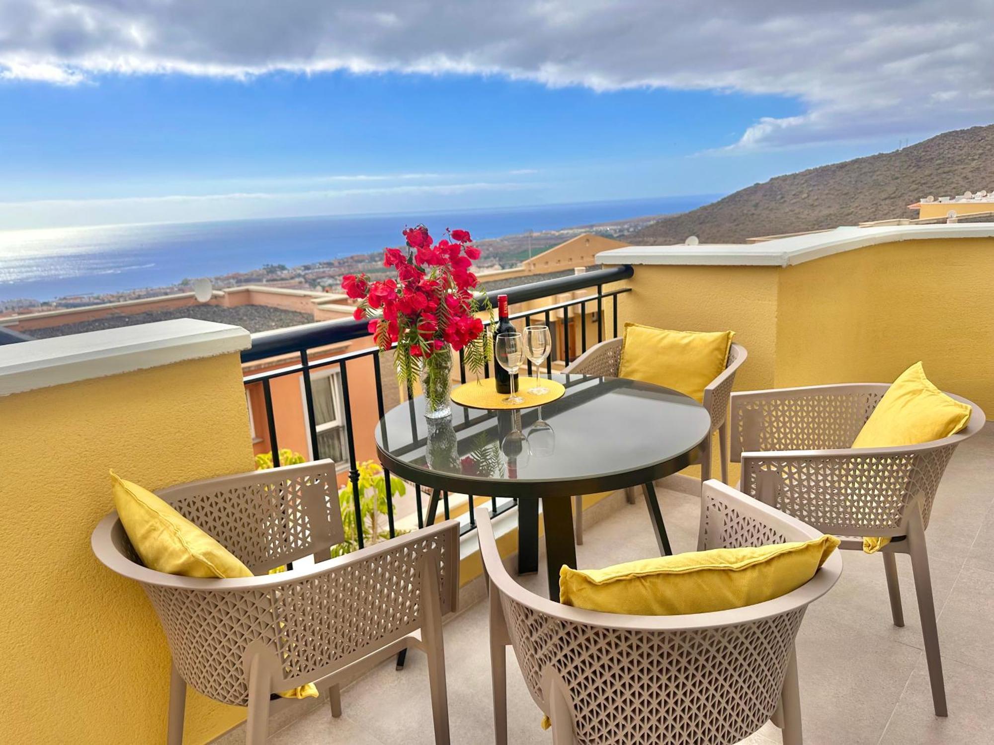 Sunshine Apartment With Sea Viev Costa Adeje  Exterior foto